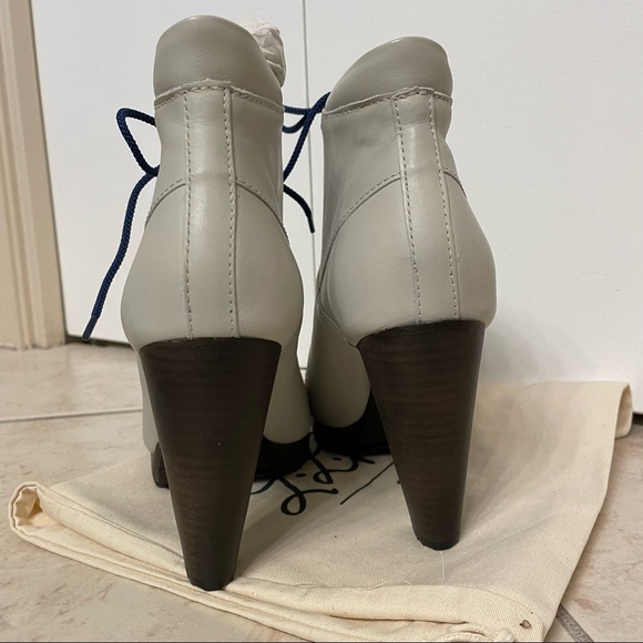 L.L.Bean Birch Ankle Boot, 11, Lace Up, New Never Worn, Grey w Navy or Tan Laces - Picture 8 of 12